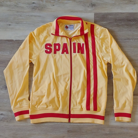 Rare Spain National Soccer Track Jacket it fits like a small - Picture 1 of 5